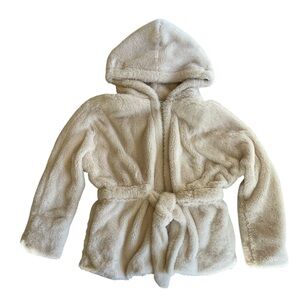Plush Faux Fur Hooded Coat From Moon River